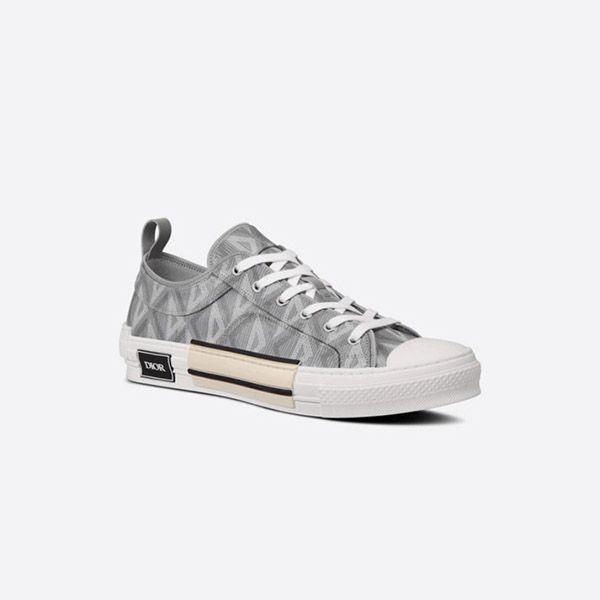 ★お洒落♪★Dior◆B23 ロートップスニーカー B23 League Low-Top Sneaker White and Black Dior Oblique