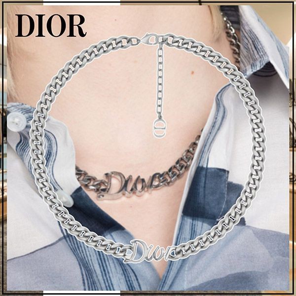 Dior ゴールドトーン ダブルチェーン ネックレス （DIOR直営店