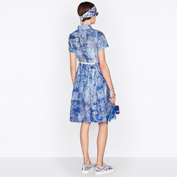 【24-25AW/大人気！】Dior★Dioriviera ミディシャツドレス ディオール IVIERA ミディシャツドレス スーパーコピー