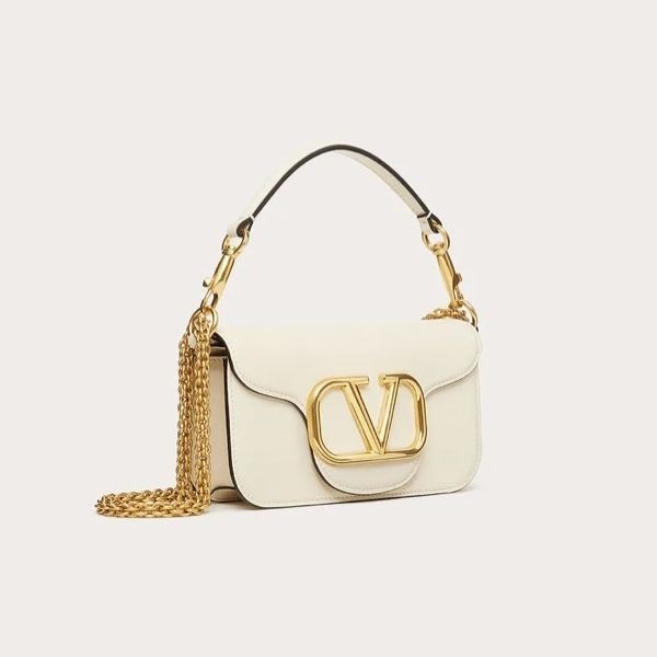 セール☆Valentino☆オーバル ナッパ カーフスキン ショルダー ヴァレンティノ ロコ カーフスキン スモール ショルダーバッグ