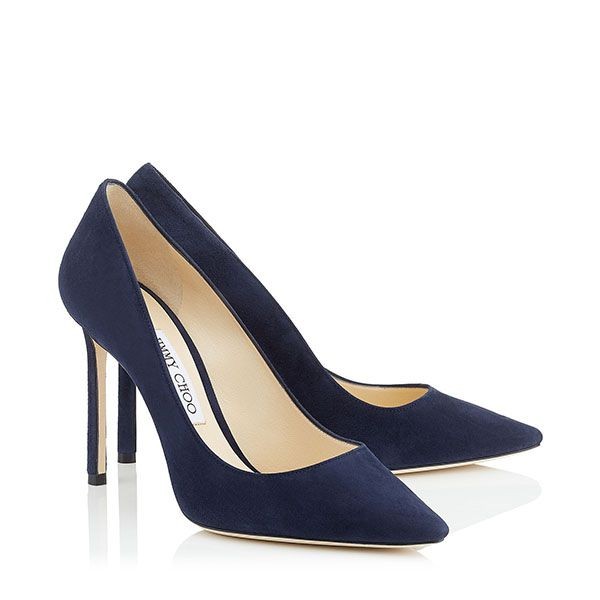 【JIMMYCHOO】 Roomy100 スエード パンプス Black Suede Pointy Toe Pumps | Romy 100 | Pre Fall 16