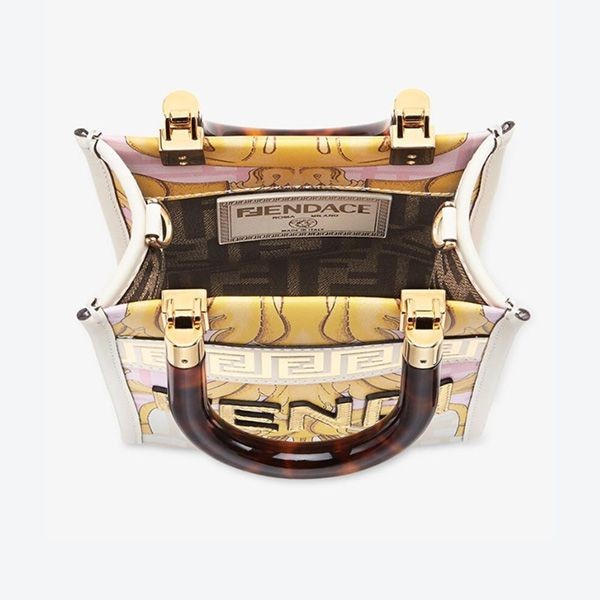 FENDI ショッパーバッグ a3153 フェンディ×ヴェルサーチェ】Fendace◇Sunshine Mini ショッパー