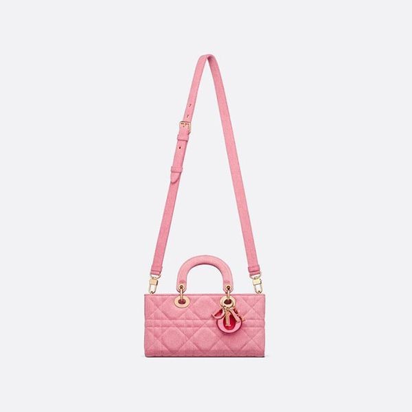 【すぐ届く☆】Lady D-Joy バッグ スモール ピンク Lady D-Joy Micro Bag Powder Pink Cannage Lambskin | DIOR