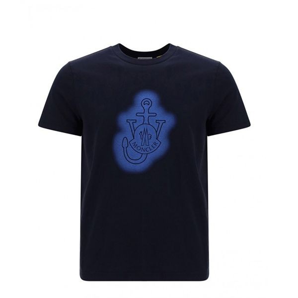 モンクレール JW ANDERSON ユニセックス コットン ロゴTシャツ 2