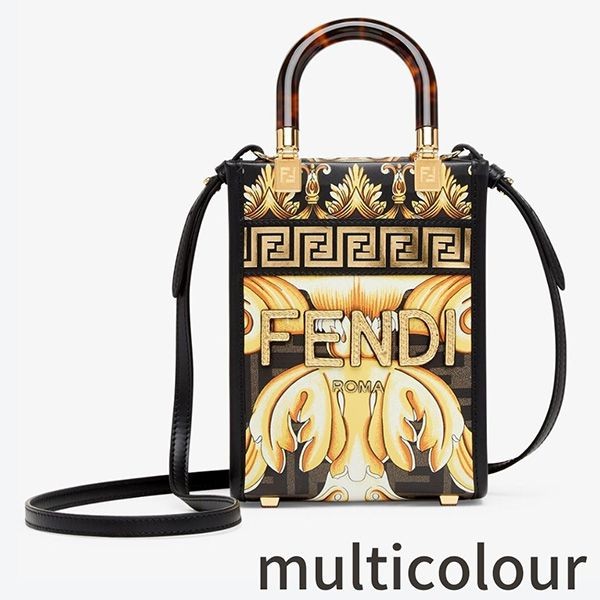 これで決まり！◇SUNSHINE スモール ショッパーバッグ◇FENDI FENDI フェンディ ショルダーバッグ MINI SUNSHINE SHOPPER