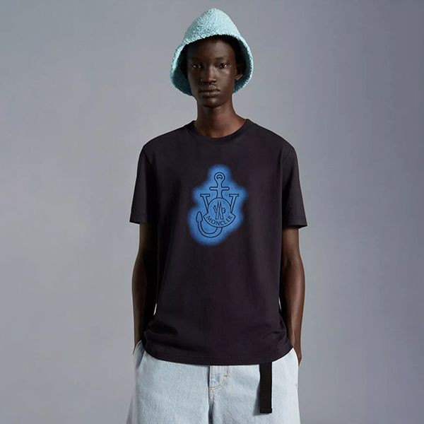 モンクレール JW ANDERSON ユニセックス コットン ロゴTシャツ 2