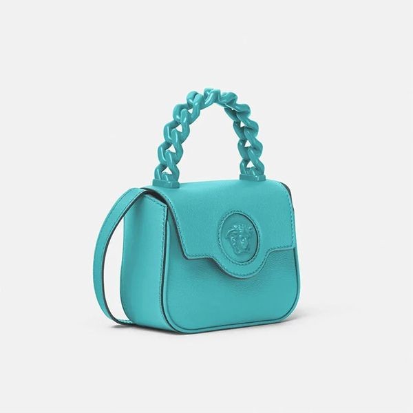 ヴェルサーチェ☆メデゥーサ 取り外し可能チェーン付ウォレット チェーンウォレット VERSACE(ヴェルサーチェ) レディース - 海外