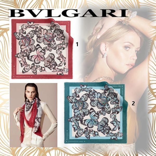 【BVLGARI】即対応 ヘリテージ スカーフ すぐ届く！【 BVLGARI ブルガリ 】ヘリテージ スカーフ 関税込