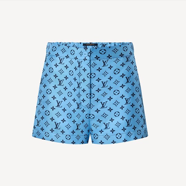【スポーティでかわいい】◆Louis Vuitton◆ミニショーツ ルイヴィトン スカイモノグラムミニパジャマショーツ コピー