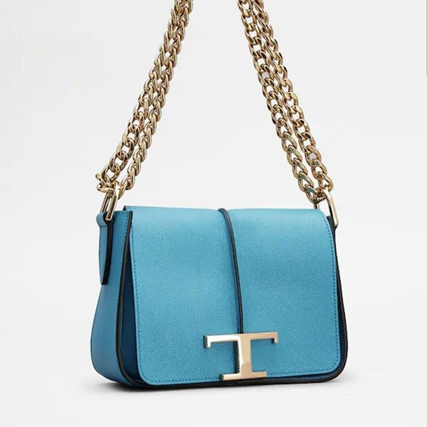 ◆TOD'S NEW◆タイムレス・レザー・クロスボディバッグ/Blue◆ トッズ 偽物 t タイムレス レザー クロスボディ バッグ マイクロ