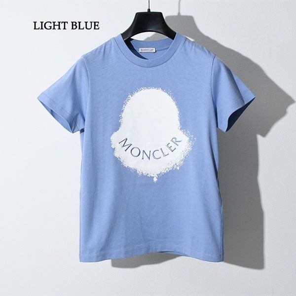 MONCLER2022/23秋冬 刺しゅうロゴパッチ付きクルーネックTシャツ MONCLER2022/23秋冬 刺しゅうロゴパッチ付きクルーネックTシャツ
