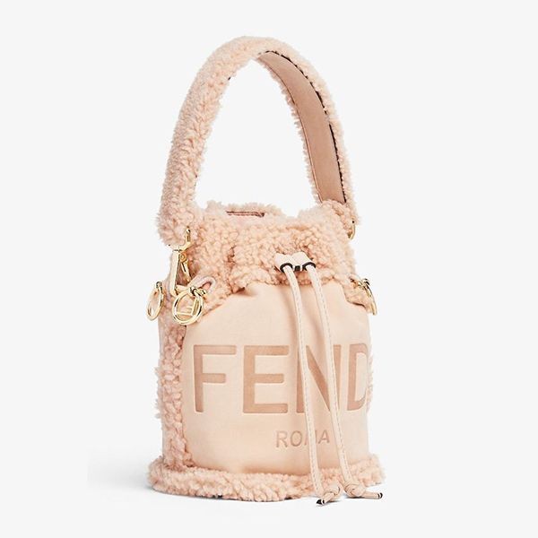 ☆FENDI *モン トレゾール ヌバック ミニバケットバッグ*☆ 【公式通販】