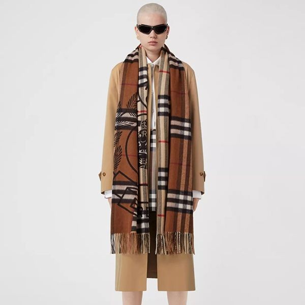 【新品未使用】BURBERRY モンタージュプリント　リバーシブルスカーフベルト 新品未使用】BURBERRY モンタージュプリントリバーシブル