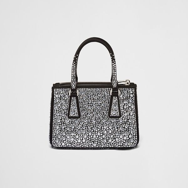 【23AW】新作 クリスタル サテン ミニバッグ ◆プラダ◆全5色 プラダ ガレリア クリスタル サテン ミニバッグ (PRADA