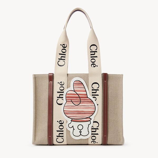 ☆送料関税込☆CHLOE WOODY ミディアム トートバッグ☆超人気☆ Woody”ミディアムトート｜クラシックなデザイン｜クロエ