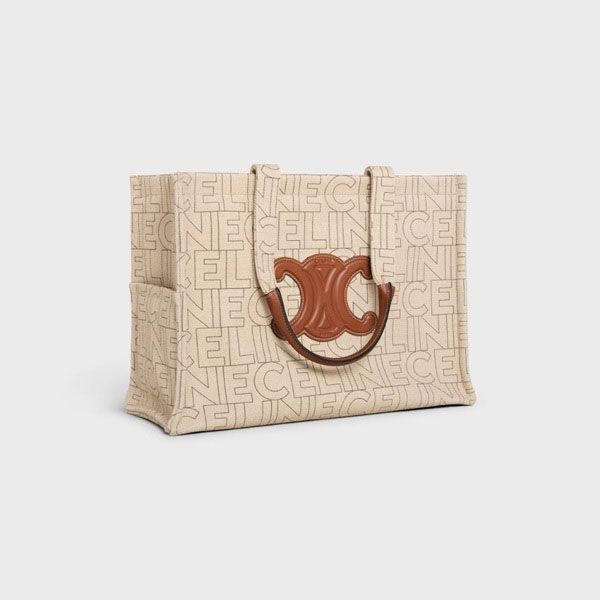 本物保証 セリーヌ バッグ ラージ カバ タイス 国内即発 大人気☆【CELINE】ストライプ ラージ カバ タイス トートバッグ