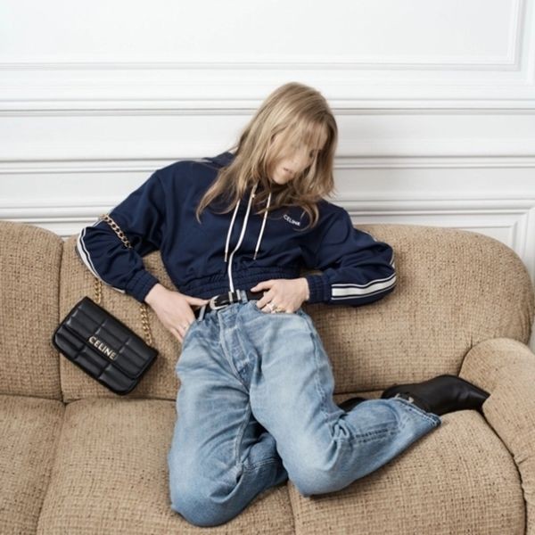 ⭐️最終値下げ⭐️ celine ニット帽　公式カーキー販売終了 ⭐️最終値下げ⭐️ celine ニット帽 公式カーキー販売終了