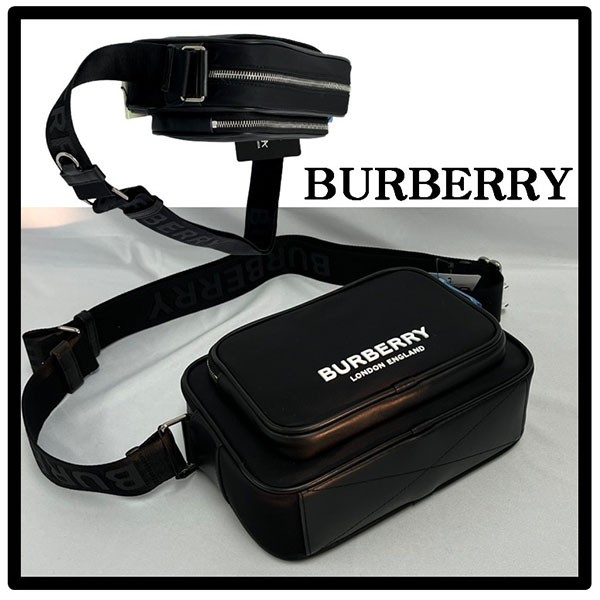 関税負担なし☆Burberry ロゴプリント クロスボディバッグ 関税負担なし☆Burberry バーバリーチェック クロスボディバッグ