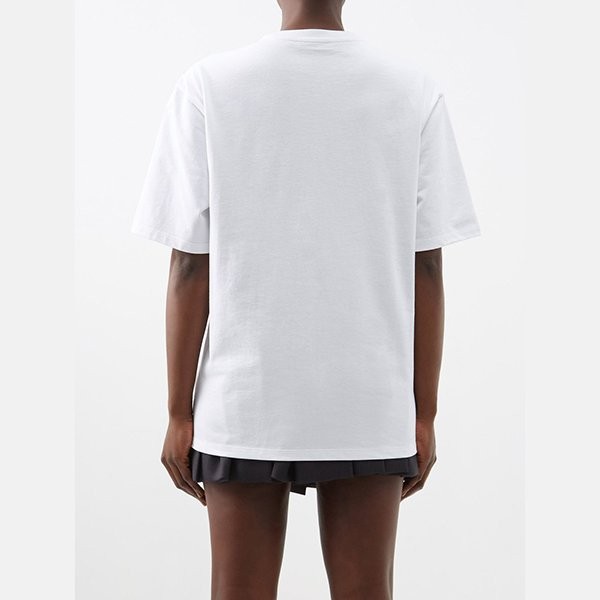 専用*プラダ＊ロゴプレート コピーコットンTシャツ|スーパーコピー