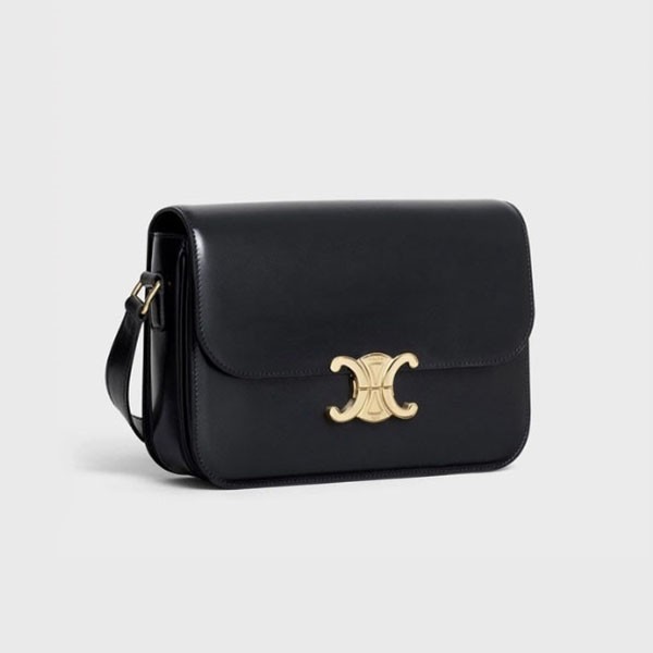 CELINE★トリオンフ ミディアム シャイニーカーフスキン★関税込 セリーヌ トリオンフ ミディアム / シャイニーカーフスキン