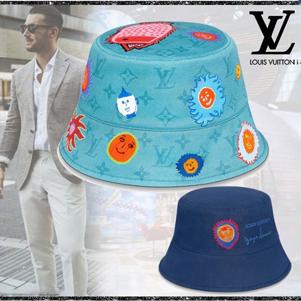 Louis Vuitton 草間彌生コラボ バケットハット 美品 リバーシブル