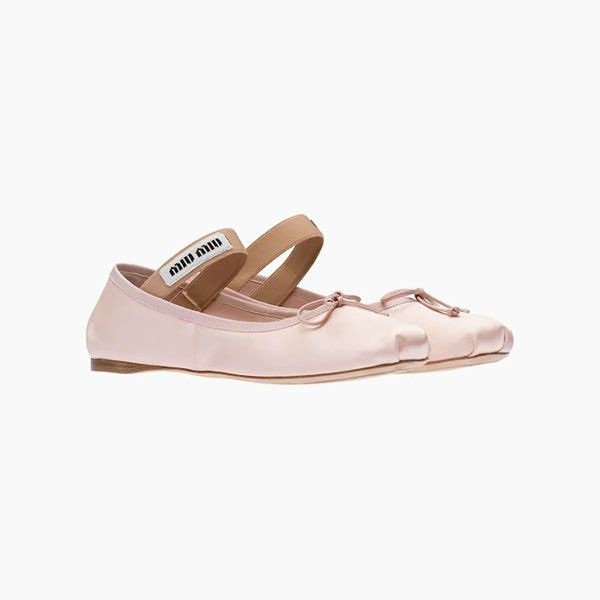 ミュウミュウ Satin ballerinasサテンバレリーナ 偽物 6色