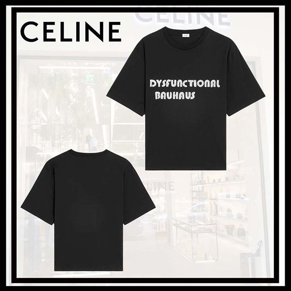 リ*ィ様 CELINE ブラック Tシャツ CELINE ブラック Tシャツ