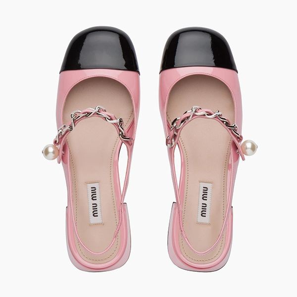 【海外限定】ミュウミュウ バックル付 パンプス パテントレザー MiuMiu＊Patent leather pumps パテントレザーパンプス＊送料込