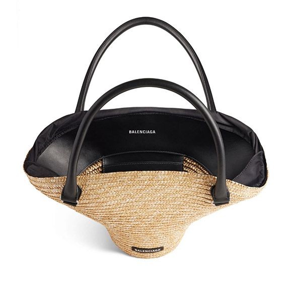 Balenciaga BEACH BAG ミニ ラフィアトート かごバッグ