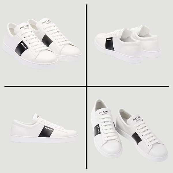 ＊PRADA＊ブラッシュドレザー スニーカー プラダ PRAX 1 Re-Nylon ×ブラッシュドレザー スニーカー