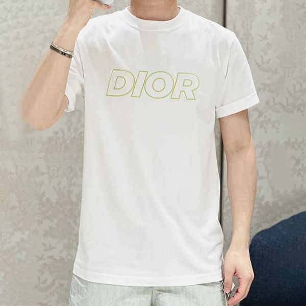 オシャレなロゴ★【DIOR】Tシャツ (リラックス フィット) DIOR | Dior Charm Tシャツ (リラックス フィット) コットン