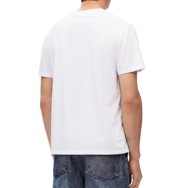 ロエベ レギュラーフィット アナグラム コットンTシャツ 偽物 2