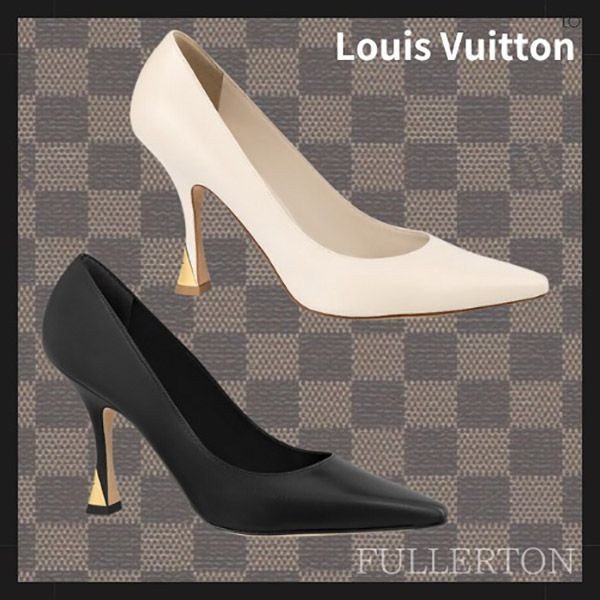 SALE❣️ルイ　ヴィトン　パンプス LOUIS VUITTON ルイヴィトン パンプス 39 ブラック スエード