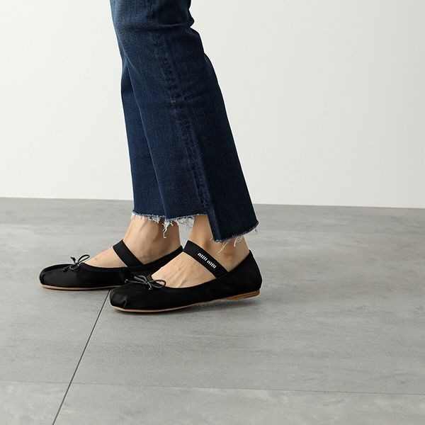 MIUMIU バレエシューズ 5F794DFA005 QU6 パンプス MIUMIU バレエシューズ 5F794DFA005 QU6 パンプス (MiuMiu