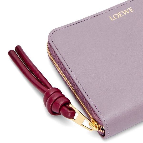 【LOEWE】CEM1CWZX01 ロゴエンボス ノットコンパクト財布 ロエベ ノット コンパクト コピージップウォレットCEM1CWZX01