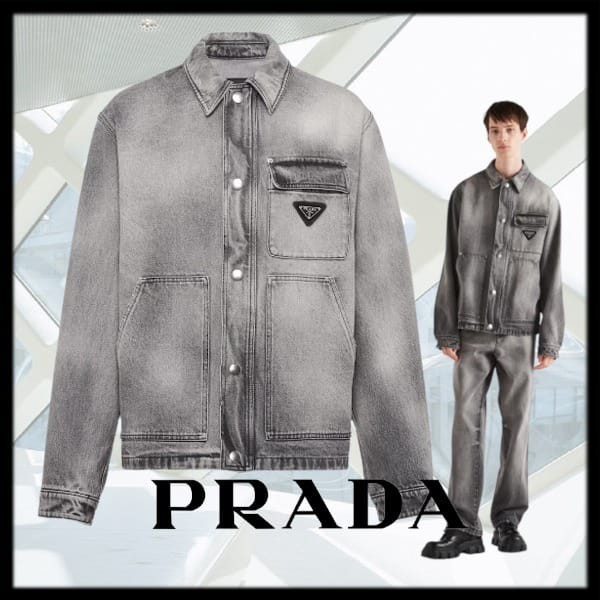 PRADA プラダ デニムブルゾン ☆PRADA☆プラダ デニム ブルゾン ジャケット (PRADA/デニム