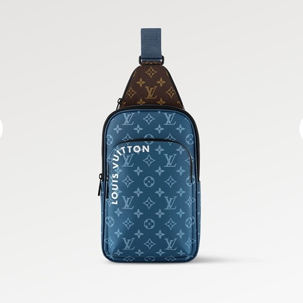 【グリーンのアクセントがお洒落】ルイヴィトン スリングバック LOUIS VUITTON』ルイヴィトン / ダミエアベニュースリングバッグ