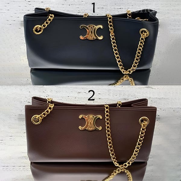 CELINE ニュースペーパー チェーン トリオンフ セリーヌ 偽物 ニュースペーパー チェーンバッグ トリオンフ 2色