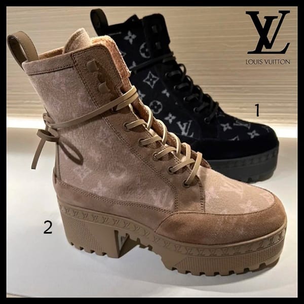 Louis Vuitton レースアップブーツ