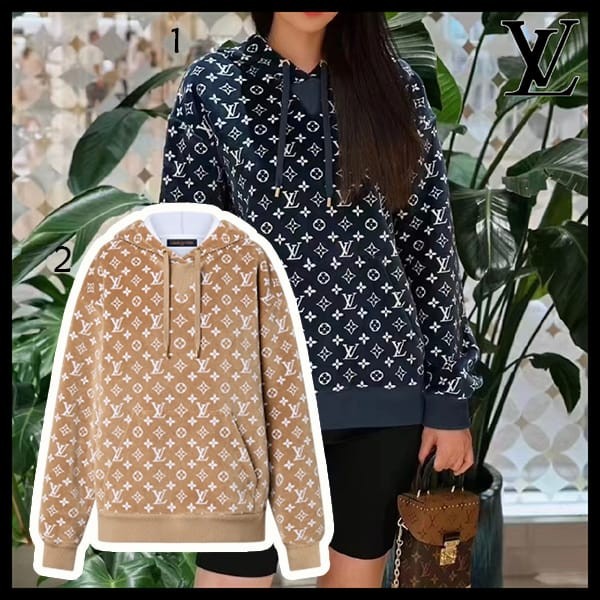 LV⭐︎モノグラムフードパーカー Louis Vuitton MONOGRAM(ルイヴィトン