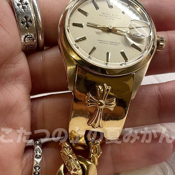 クロムハーツ ロレックス22K コピーオイスター パーペチュアル