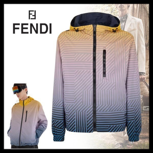 FENDI ナイロンジャケット FENDI×中田圭祐】シンプルなのに華があるナイロンジャケットは