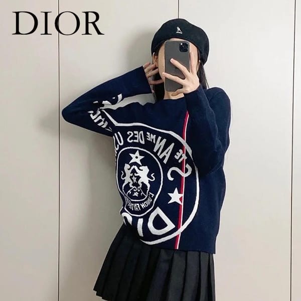 Dior フェイクパールニット Christian Dior - 極美品 クリスチャンディオール Christian
