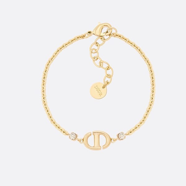 【CDロゴに可愛いピンクのクリスタル♪限定】DIOR ブレスレット DIOR | 【オンライン限定】Petit CD Jolie ブレスレット メタル