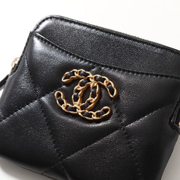 VINTAGE シャネル フラグメントケース グレー (CHANEL/カード