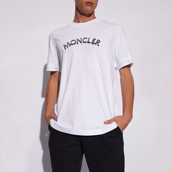 【MONCLER】ウィロー・スミスアイレットコットン半袖Tシャツ/2色 MONCLER モンクレール 半袖Tシャツ ディズニー ロジャー