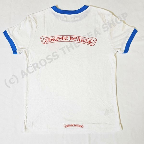 ★Chrome Hearts★ Scroll HorseShoe Logo レディース Tシャツ ☆クロムハーツ☆スクロール 偽物HorseShoe Logo レディース T