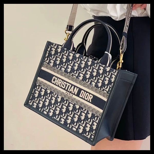 DIOR カゴバック BOOK TOTE スモールバッグ★国内発送 DIOR | Dior Book Tote バッグ スモール ディオール オブリーク