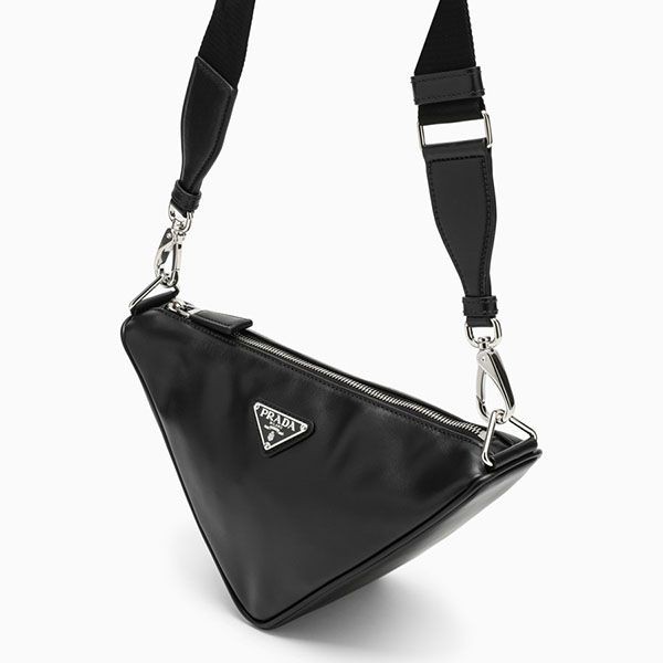 PLADA レザー　トライアングルロゴ　バッグ2VH155 2FAD プラダ トライアングル レザー バッグ スーパーコピー 2VH155