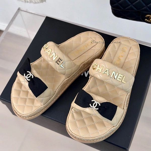 【CHANEL】リボン サンダル CCロゴ 2024SS☆送料無料！【CHANEL シャネル】CCロゴ サンダル リボン